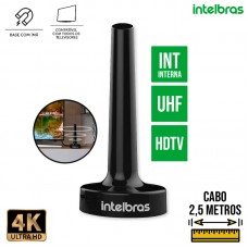 Antena para TV Interna Digital UHF/HDTV AI 2025 Intelbras